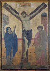 Crucificação, c.1285 (têmpera com ouro no painel)